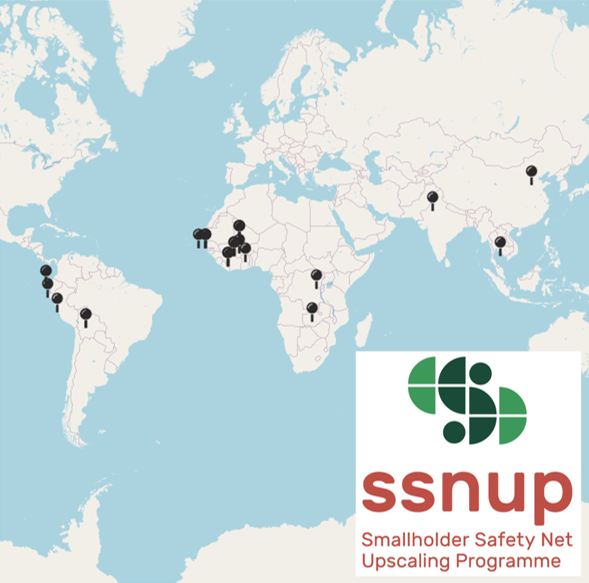 Carte des projets SSNUP