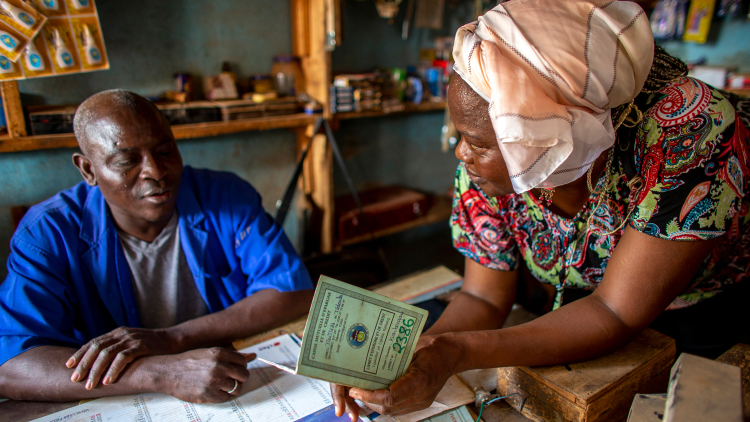 Cliente dans une IMF au Togo