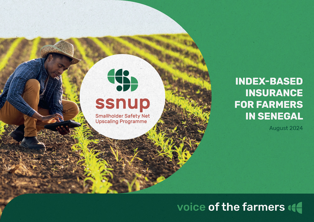 Cover index-based insurance for farmers in Senegal